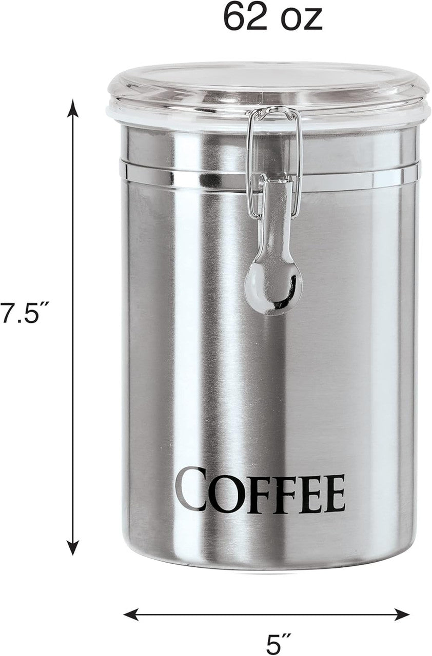 Oggi Stainless Steel Coffee Canister