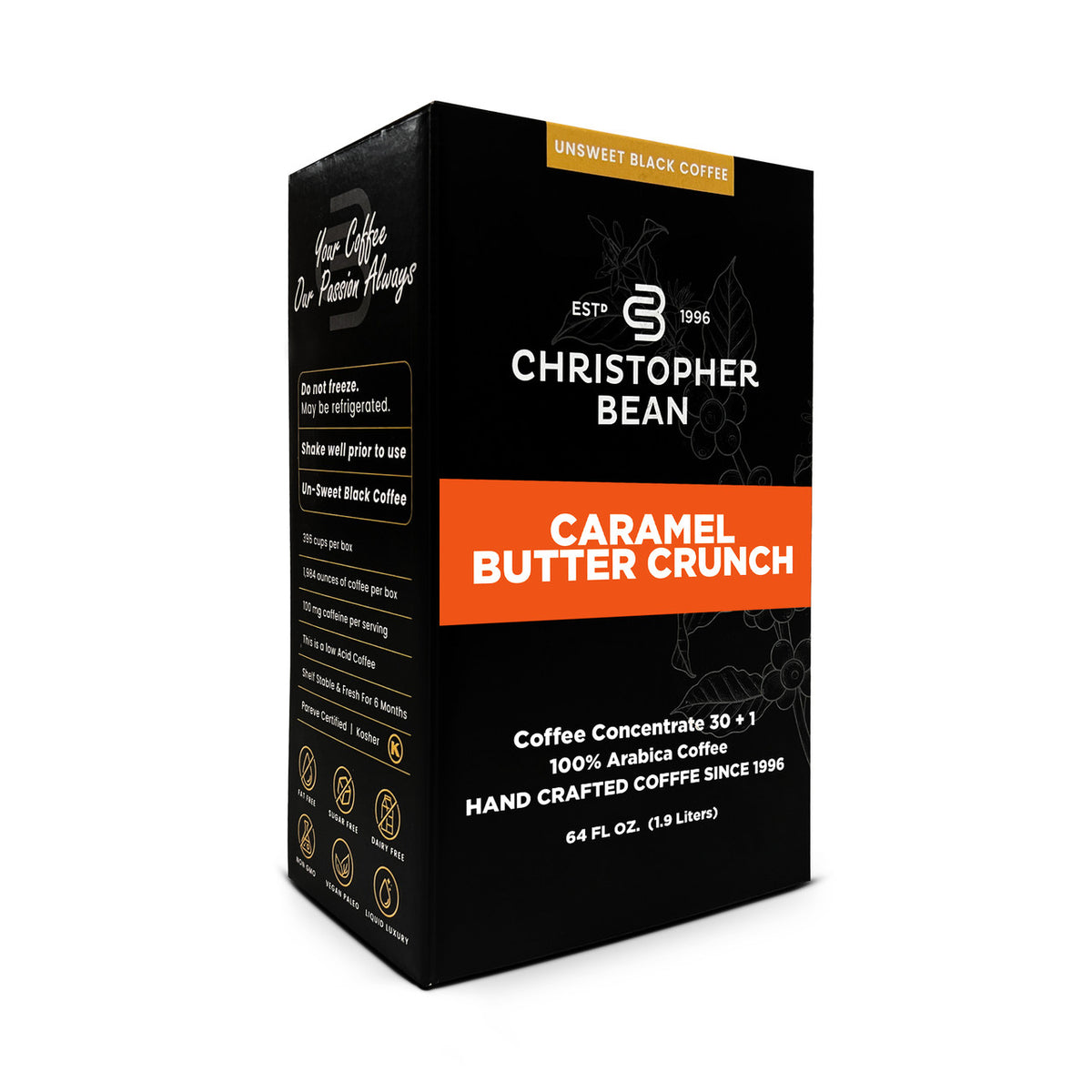 Caramel Butter Crunch Coffee Concentrate – Bag-in-Box