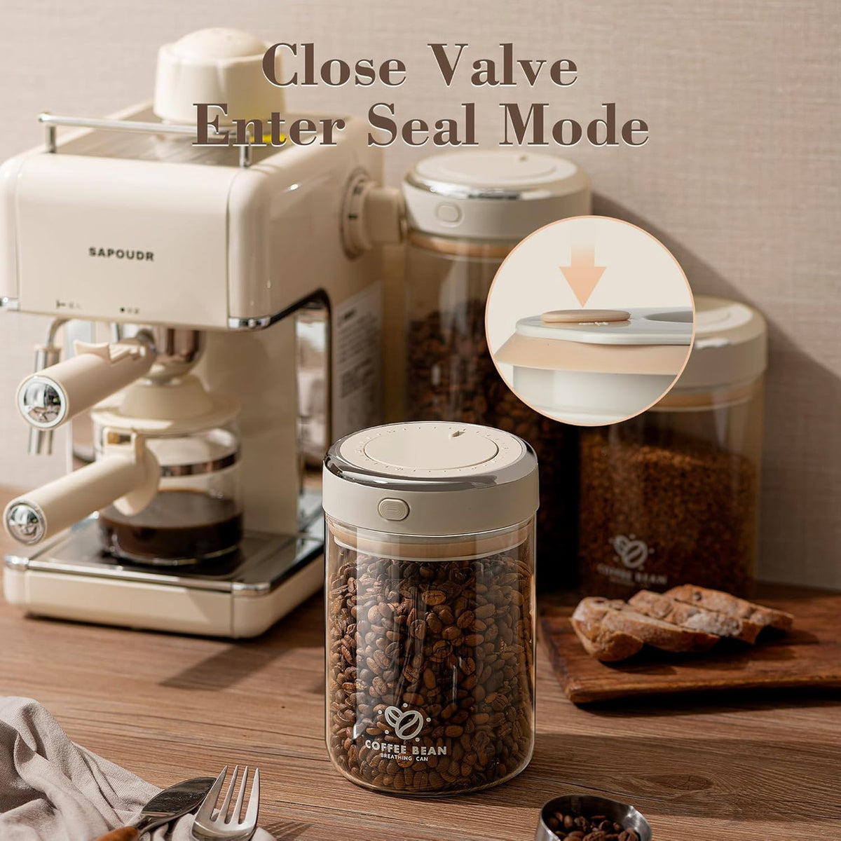 Coffee Bean Storage Container