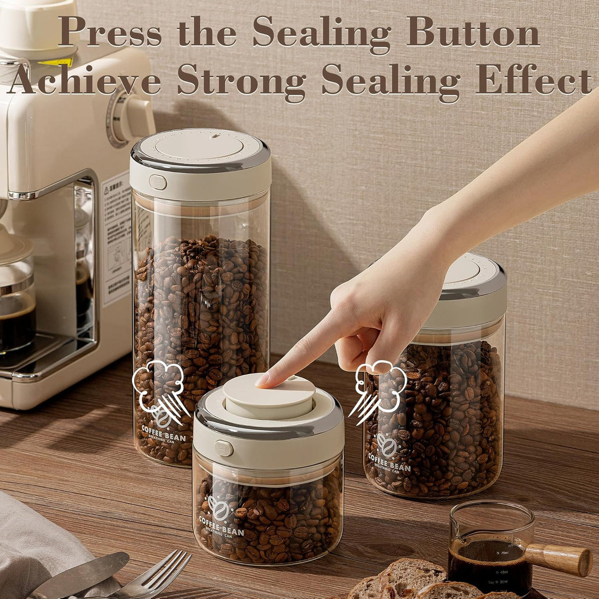 Coffee Bean Storage Container
