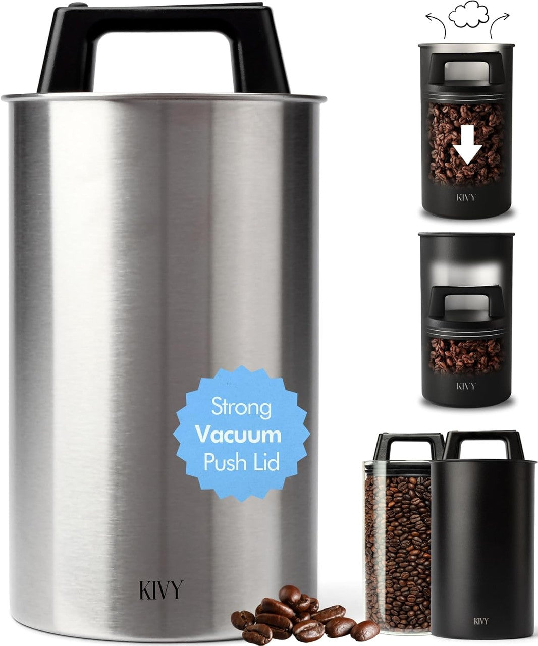 KIVY Vacuum Coffee Canister