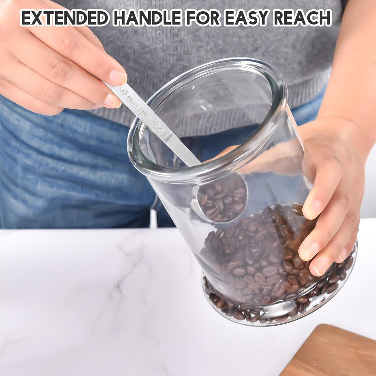 Coffee Scoop 2 Tablespoon Stainless Steel