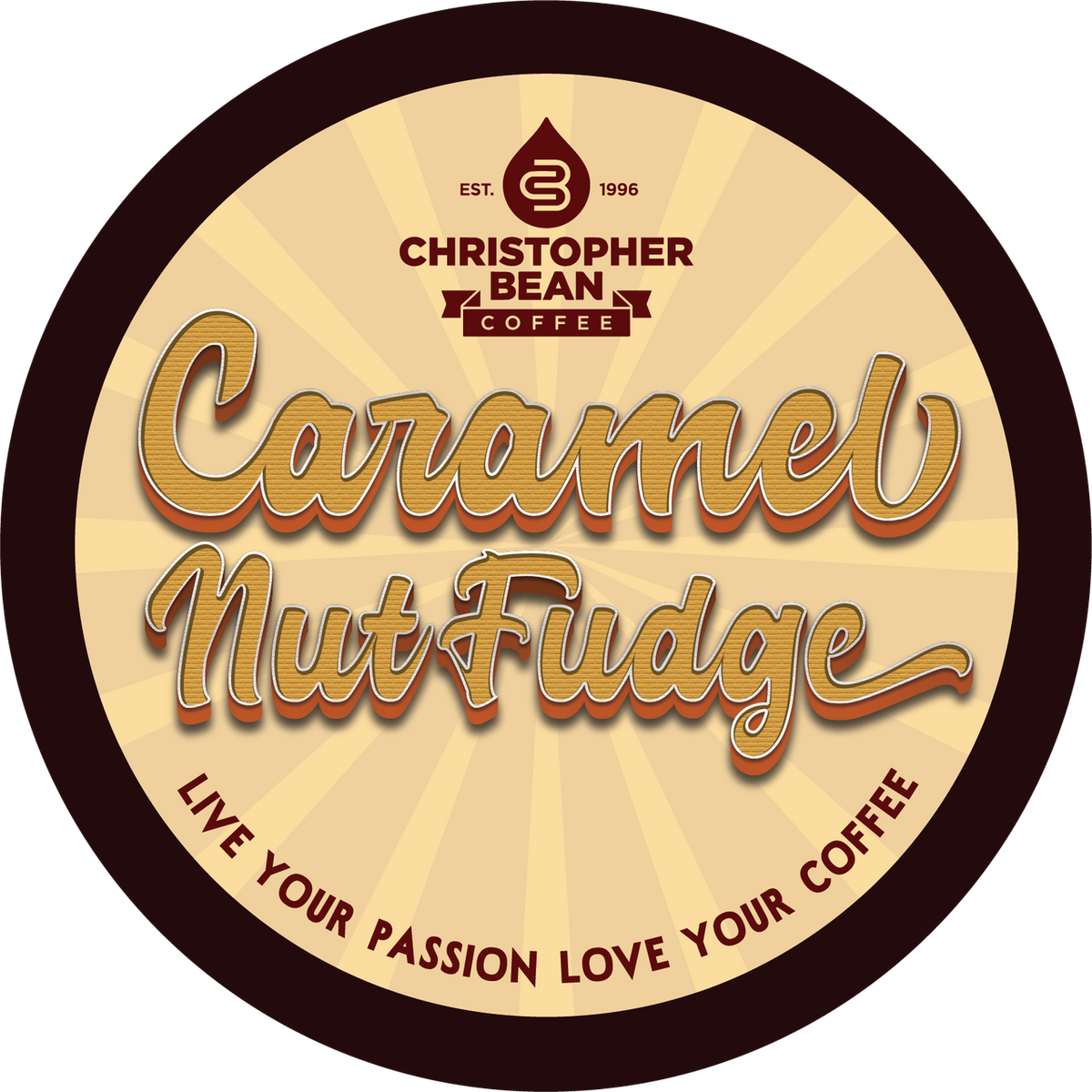 Caramel Nut Fudge Single Cup Decaf