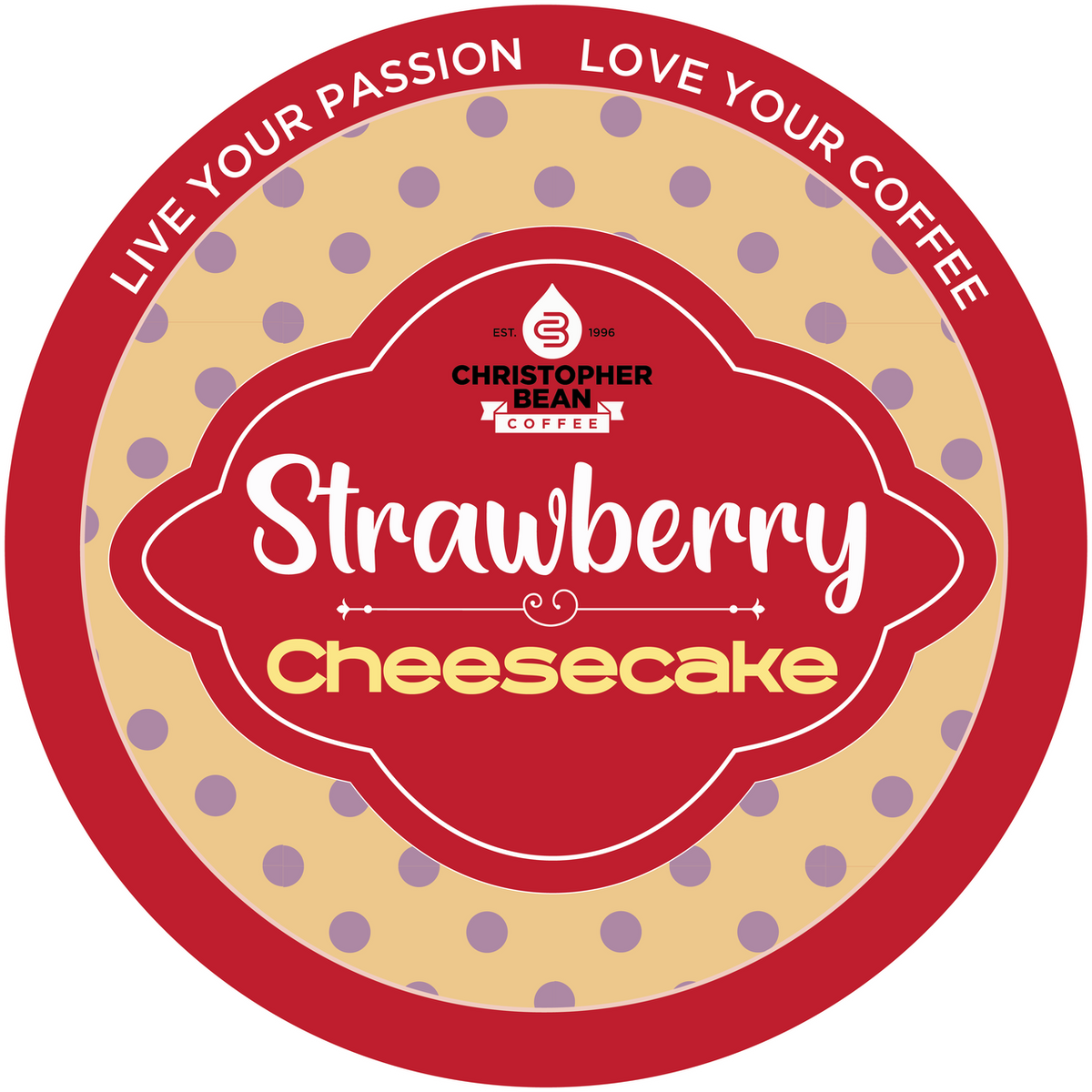 Strawberry Cheesecake Single Cup Decaf