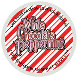 White Chocolate Peppermint Bark Single Cup