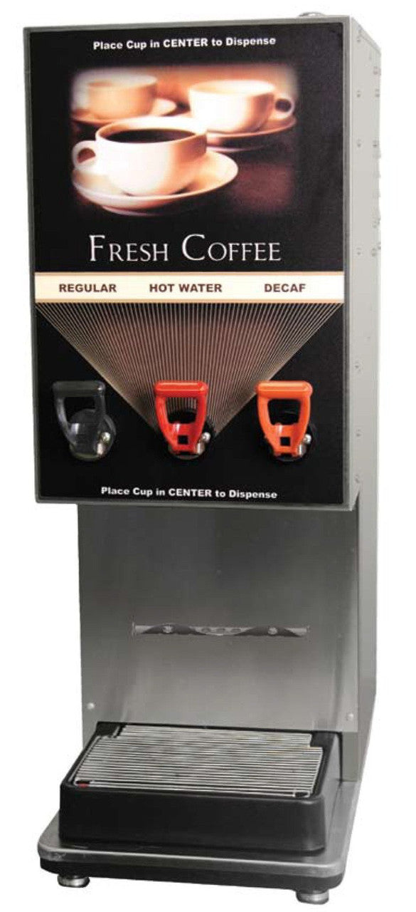 Newco Liquid Coffee Brewer LCD 2- Dual Easy Pull Faucet System