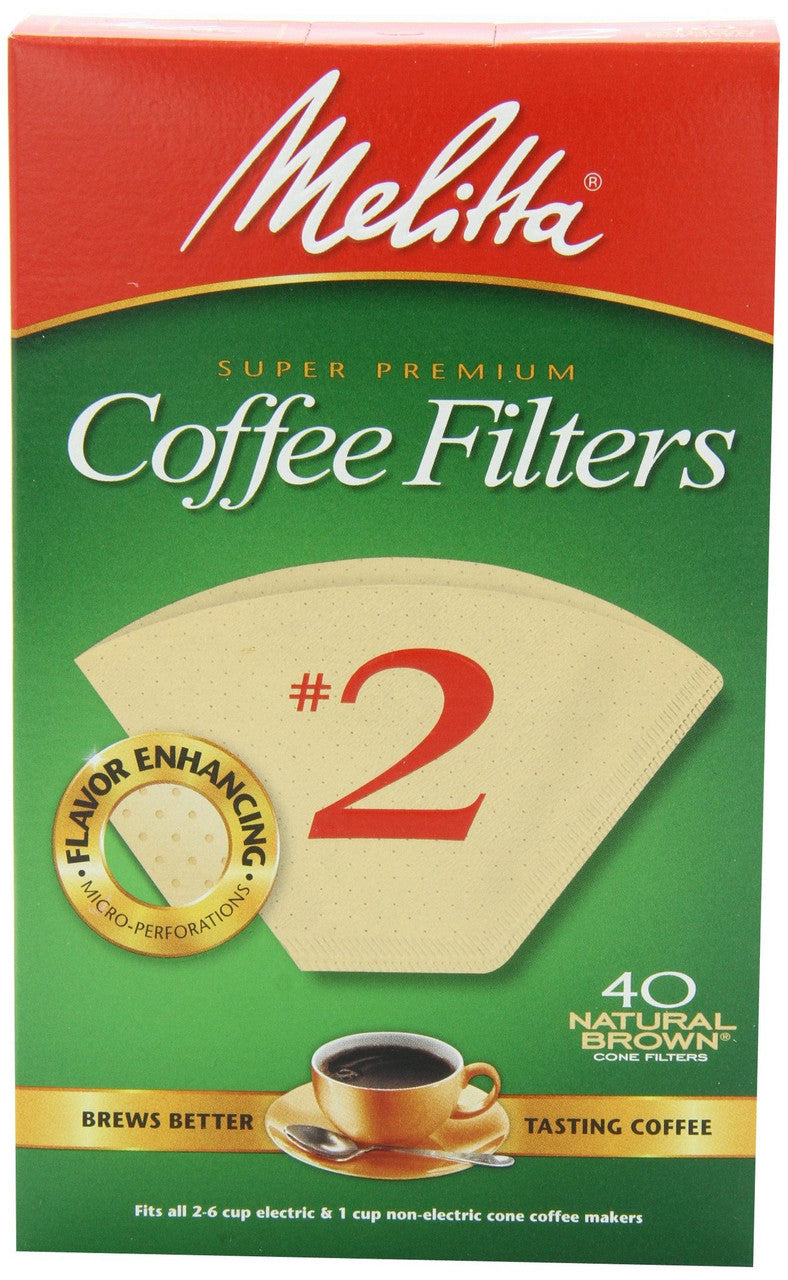 Melitta Coffee Filters Natural Brown Cone