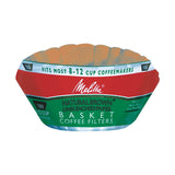 Melitta 8-12 Cup Natural Brown Basket Filters